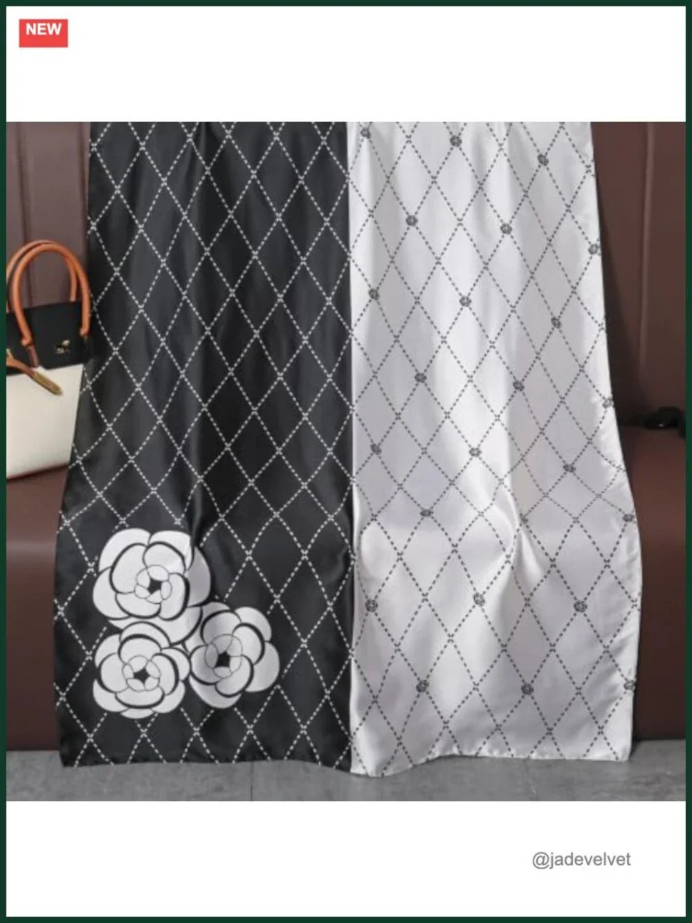 Silk Feel Scarf Long Shawl Wrap Womens Satin Large